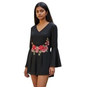 Material Girl Romper Lined NWT Medium